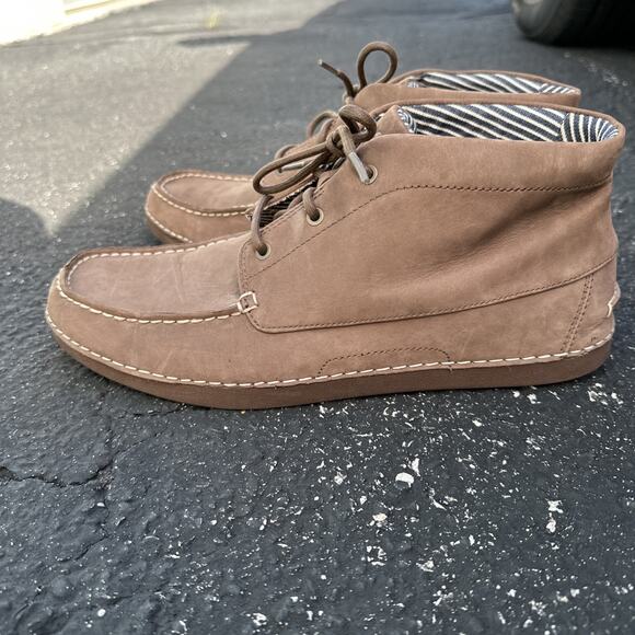 UGG Kaldwell Chukka Ankle Boots Men’s 11.5 Tan Brown Leather Casual Vibram BP main image 9